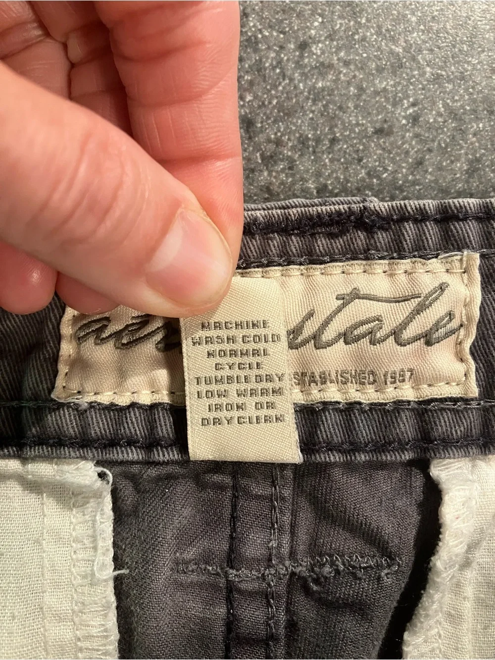 Aeropostale Gray Casual Chino Pants